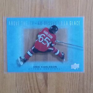 UD Tim Hortons 2015-16 Above the Ice Erik Karlsson card #AI-EK